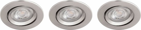 Philips Fonctionnel 8718699755898 spot d'éclairage Spot lumineux encastrable Nickel Ampoule(s) non remplaçable(s) LED 5 W