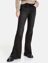 TAIFUN Dames bootcut-jeans Flared TS Black Denim-36