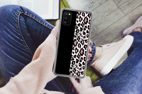 Coque Samsung Galaxy A41 - Imprimé animal - Panthère - Rose - Siliconen