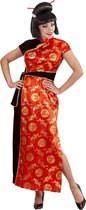 Widmann - Aziatisch & Indisch Kostuum - China Girl Foek Mi - Vrouw - rood - Medium - Carnavalskleding - Verkleedkleding