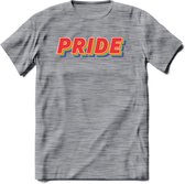 Pride T-Shirt | Grappig LHBTIQ+ / LGBTQ / Gay / Homo / Lesbi Cadeau Shirt | Dames - Heren - Unisex | Tshirt Kleding Kado | - Donker Grijs - Gemaleerd - XL