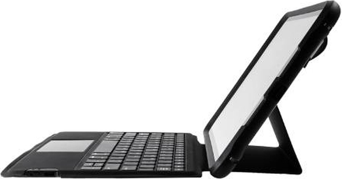 OtterBox UnlmitED Toetsenbordhoes iPad 10,2-Inch 7e/8e/9e gen, TEDESCO beschermhoes, militaire standaard getest, zwart/transparant