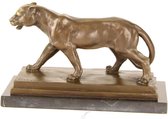 Bronzen Beeld Leeuwin 24x11x15 cm