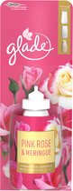 8x Glade Luchtverfrisser Sense & Spray Navul Pink Rose & Meringue 18 ml