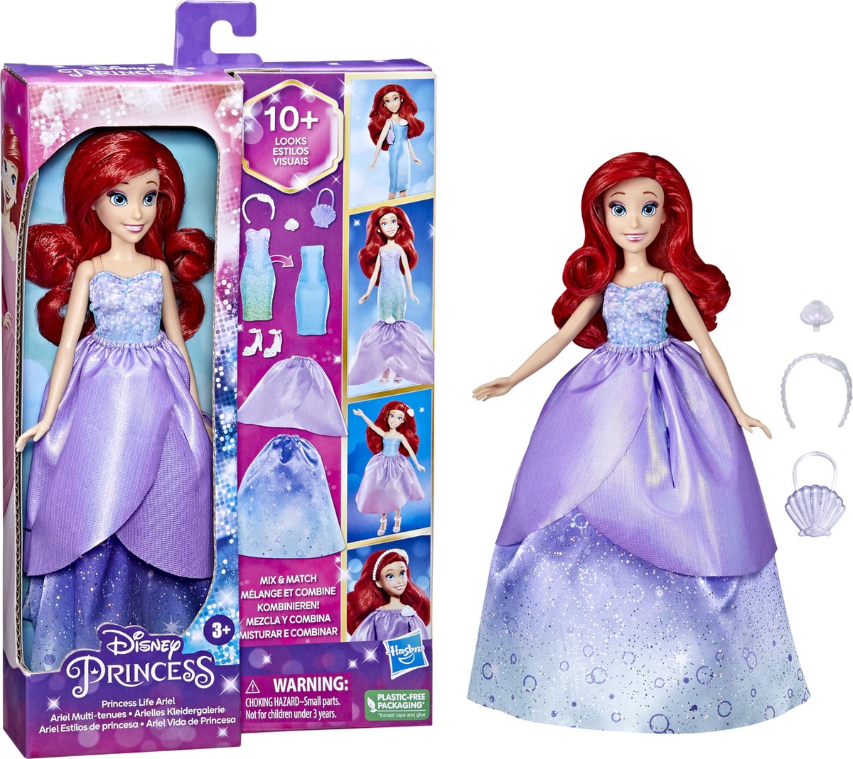 Gelijkenis begrijpen Strippen Disney Princess Princess Life Fashions Ariel | bol.com
