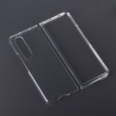 Mobigear Doorzichtig Hoesje geschikt voor Samsung Galaxy Z Fold 3 Telefoonhoesje Hardcase | Mobigear Crystal Backcover | Doorzichtig Telefoonhoesje Galaxy Z Fold 3 | Galaxy Z Fold 3 Case | Back Cover - Transparant