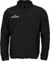 Spalding Pure Woven Jacket Heren - Zwart | Maat: XXL