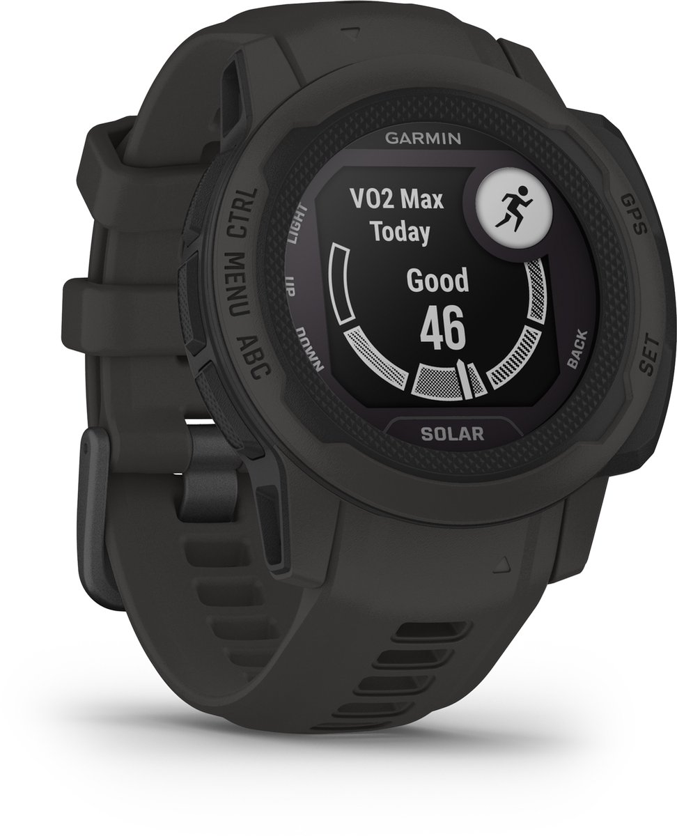 Afbeelding 2 van Garmin Instinct 2S Solar - Sporthorloge met GPS - Smartwatch voor heren - Zon Oplaadbaar - 40mm - Graphite