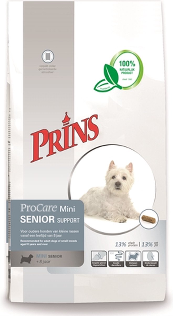 Prins Procare Senior Support Mini - Hondenvoer - 3 kg