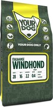 Pup 3 kg Yourdog italiaanse windhond hondenvoer
