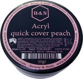 Acryl - quick cover peach - 30 gr | B&N - acrylpoeder