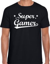 Super gamer t-shirt heren - beroepen / cadeau gamer L