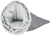 Trixie relax slaapzak harvey grijs / wit 60x40x40 cm