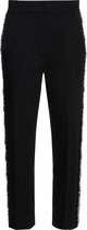 zoe karssen - dames -  bao piping chain rokende broek -  zwart - s