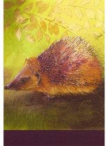 Ansichtkaart - Egel - Loes Botman - 10,5x15x0,5 cm - Nederland - EcoStory - Fairtrade - 5 stuks