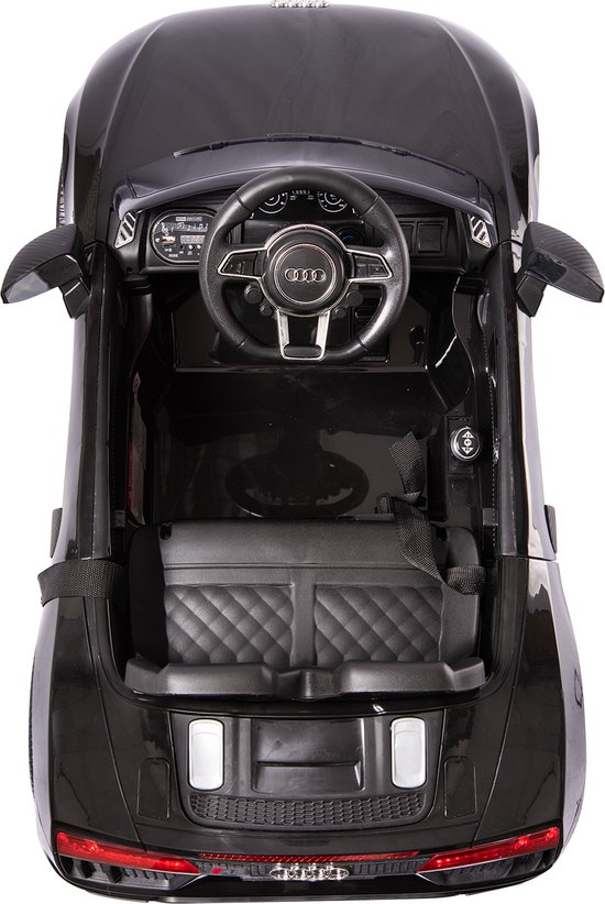 Elektrische Kinderauto Audi R8 Zwart 12V Met Afstandsbediening - Audi