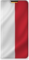 Smartphone Hoesje Geschikt voor Samsung Galaxy M52 Leuk Bookcase Italiaanse Vlag