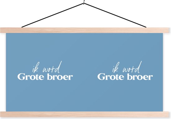Posterhanger incl. Poster - Schoolplaat - Ik word Grote broer - Grote