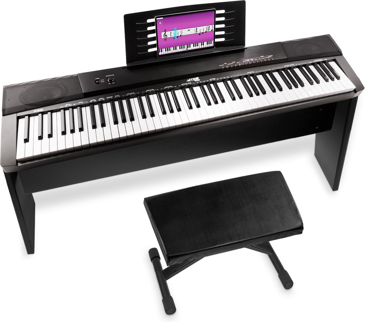 Achetez en gros Clavier électronique De Piano D'éclairage à 61 Touches Avec  Fonction D'entrée Audio Chine et Clavier électronique 61 Touches