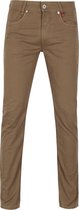 MAC - Jeans Arne Pipe Two Tone Bruin - W 33 - L 36 - Modern-fit