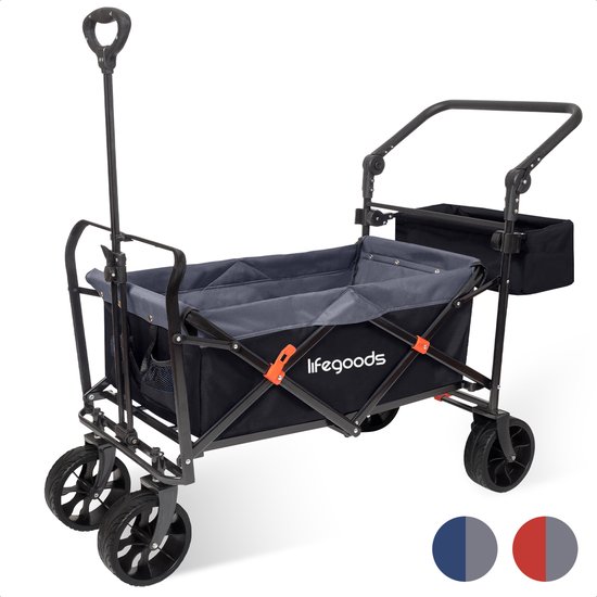 LifeGoods Bolderkar XL duwstang