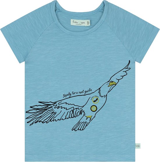 Smitten Organic - 'Safari Hawk Guide' T-shirt met korte mouwen