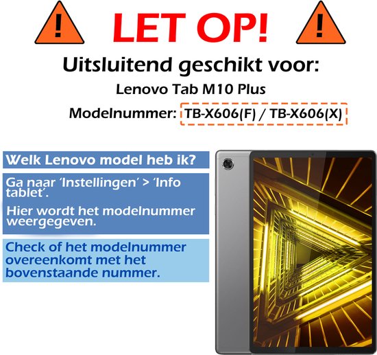 Hoes Geschikt voor Lenovo Tab M10 FHD Plus 2nd Gen Hoes Tri-fold Tablet Hoesje Case Met Screenprotector - Hoesje Geschikt voor Lenovo Tab M10 FHD Plus (2e Gen) Hoesje Hardcover Bookcase - Eiffeltoren