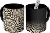 Magische Mok - Foto op Warmte Mokken - Koffiemok - Patroon - Luipaardprint - Exotisch - Magic Mok - Beker - 350 ML - Theemok
