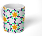 Mok - Koffiemok - Tandwiel - Patronen - Abstract - Mokken - 350 ML - Beker - Koffiemokken - Theemok
