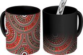 Magische Mok - Foto op Warmte Mokken - Koffiemok - Patronen - Mandala - Australië - Magic Mok - Beker - 350 ML - Theemok