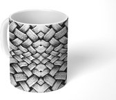 Mok - Koffiemok - Banden - Patronen - Knopen - Mokken - 350 ML - Beker - Koffiemokken - Theemok