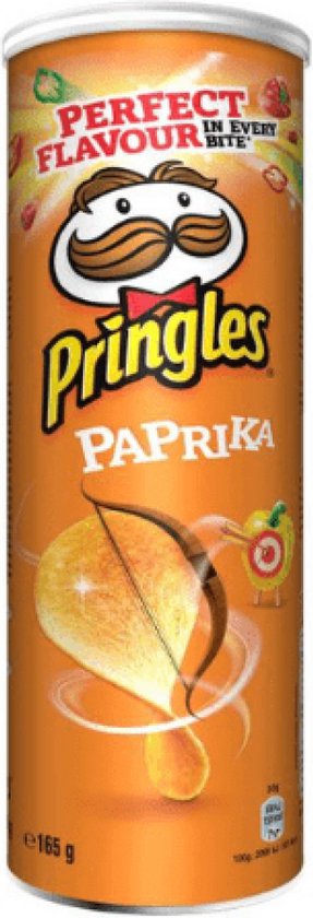 Pringles Paprika Chips – 165 gr