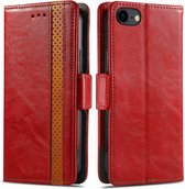 Deluxe Book Case - iPhone SE (2020 / 2022) / 8 / 7 Hoesje - Rood