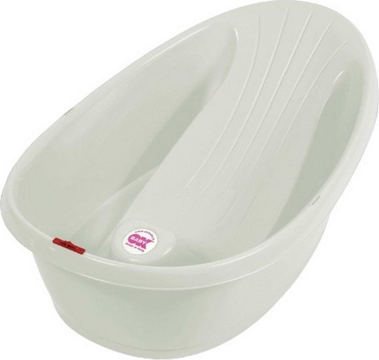 OkBaby Onda Evol Banyo Küveti & Bebek Duşu & Doğal Banyo Süngeri No.10 / K.Beyaz