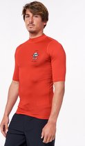 Rip Curl - UV-zwemshirt voor heren - Icons Perf - Korte mouw - Rood - maat XL