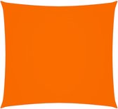vidaXL Zonnescherm vierkant 3,6x3,6 m oxford stof oranje