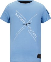 Retour jongens Touzani t-shirt Knock Slate Blue