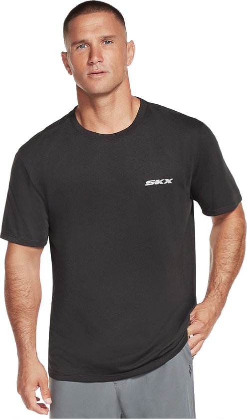 Skechers Dri-Release SKX Tee M1TS274-BLK, Homme, Zwart, T-shirt, Taille : M