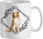 Mok Border collie 3.1| Hond| Hondenliefhebber | Cadeau| Cadeau voor hem| cadeau voor haar | Beker 31 CL