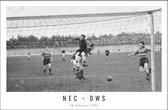 Walljar - NEC - DWS '51 - Zwart wit poster met lijst