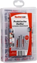 Fischer 561385 fischer praktische hulp outdoor en vochtige ruimtes Inhoud: 130 onderdelen
