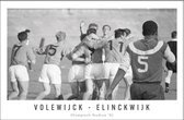 Walljar - Volewijck - Elinckwijk '61 - Zwart wit poster