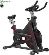 MoreLife Spinning Fiets Hometrainer - Spinning Hometrainer - Spinningfietsen - 8 KG vliegwiel - Geschikt tot 150 Kilo - Home Training