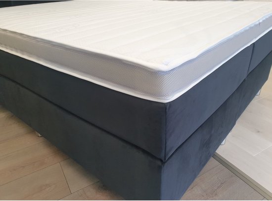 Surmatelas Topper - Mousse Froide HR60 - Prestige Aegis - Anti Allergie - Souple & Soutien - Env. 12 cm d'épaisseur
