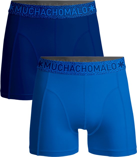 Muchachomalo Heren Boxershorts 2 Pack - Normale Lengte - S - Mannen Onderbroek met Zachte Elastische Tailleband