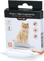 Knock Pest Control Vlooienpipet – Tekenpipet – anti-vlooien - Geschikt voor katten – Gifvrij – Regen- en waterbestendig – Tot 1 maand werkzaam – 2 x 2 ml