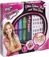 Totum - Glamz fashion trendy glitternagels, tattoos en haar, beauty & mode set