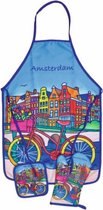 Textielset 3-delig fiets Amsterdam