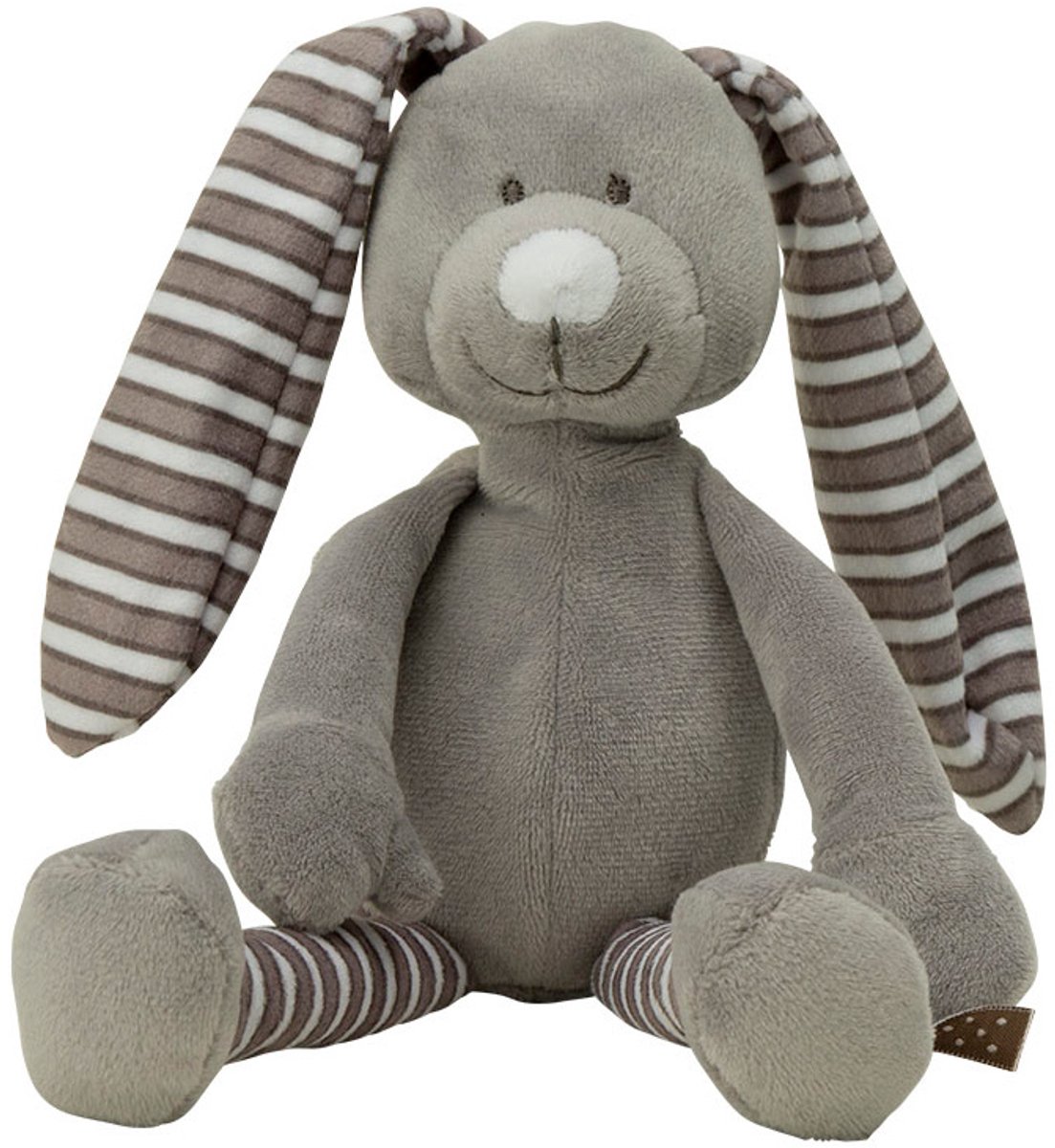 Vaco Knuffel Konijn 15 Cm Polyester Grijs