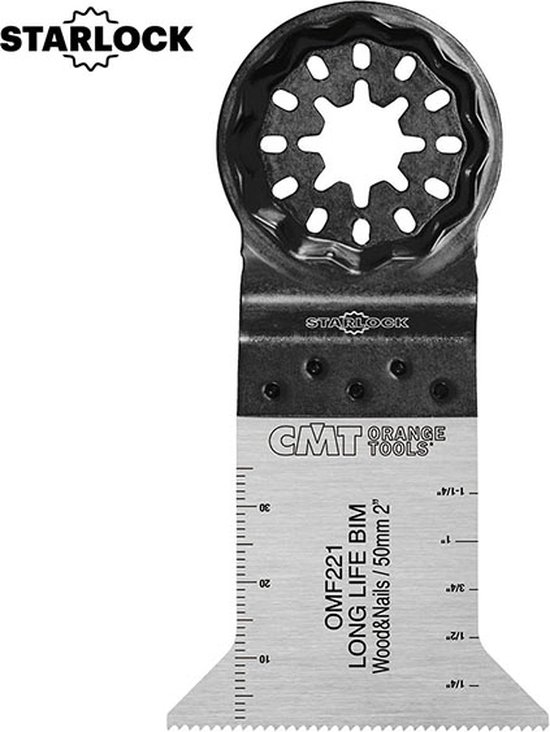 CMT - Lame de scie multi-outils pour bois avec clous, 65mm - Lame de scie - Matériau - Scies - Bois - 5 pièce(s)